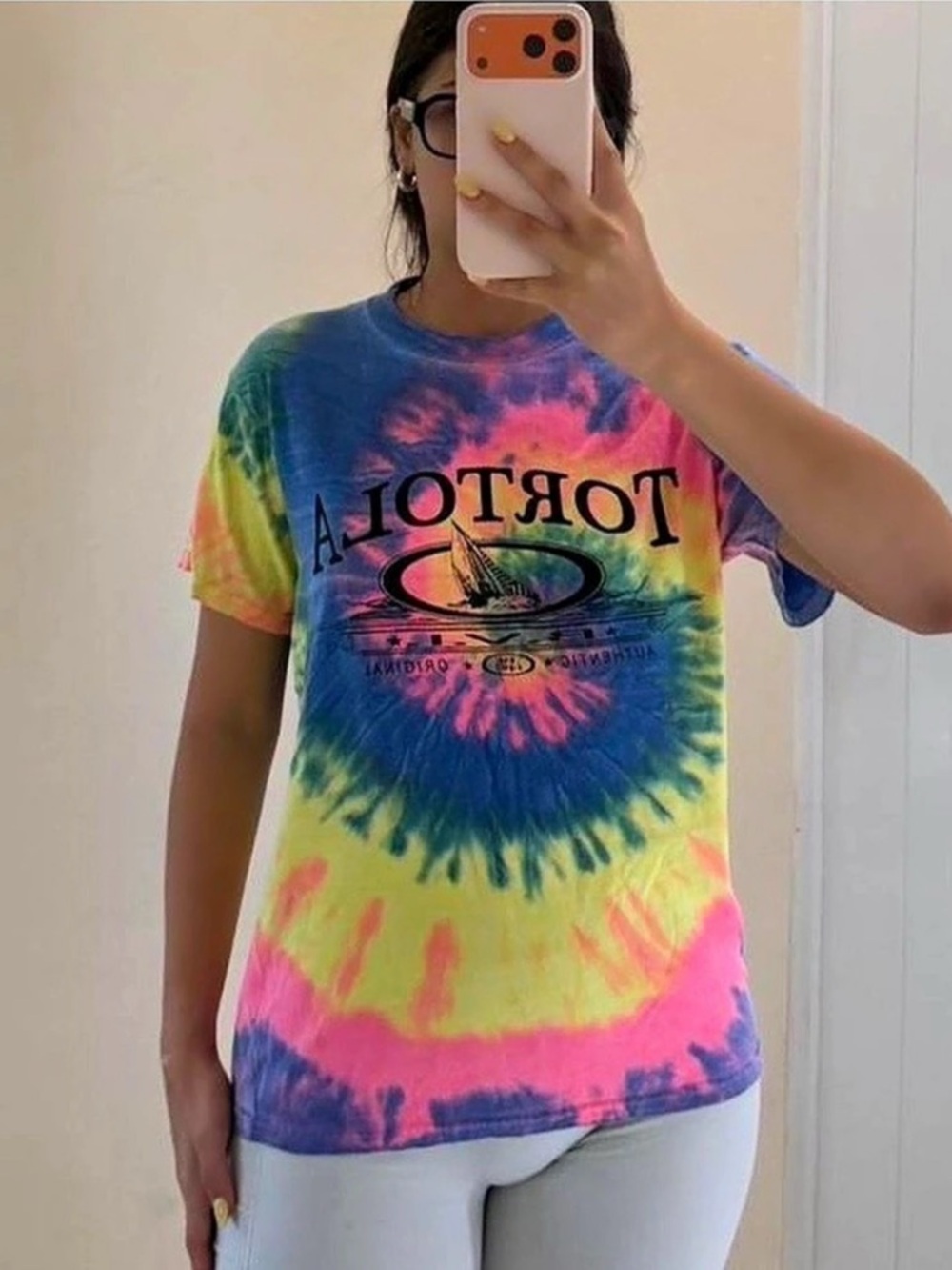 Tie-Dye Tortola Short Sleeve Tee S